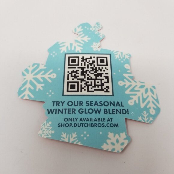 Dutch Bros November 2022 It’s A Radical Life Sticker Red Winter Windmill - Picture 4 of 6